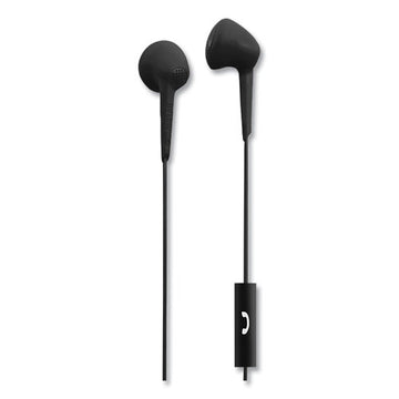 Maxell® Jelleez Earbuds, 4 Ft Cord, Black freeshipping - TVN Wholesale
